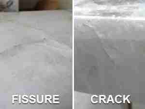 Fissure crack x → Bay Shore Cleaning Restoration Bay Shore Cleaning & Restoration